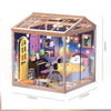 Cross-Border DIY Cabin Super World Assembled House Model Miniature Scene Box Theater Birthday Gift for Women