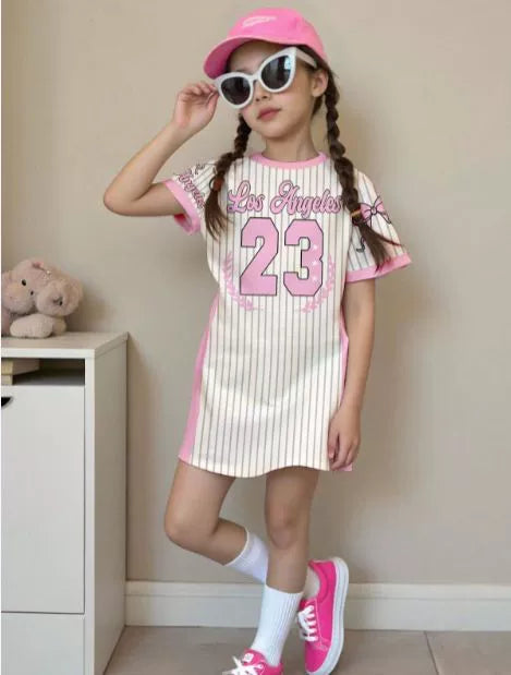 2026 New Sports Fashion Trendy Clothing Spring and Summer New Printed Dresses for Children and Adults