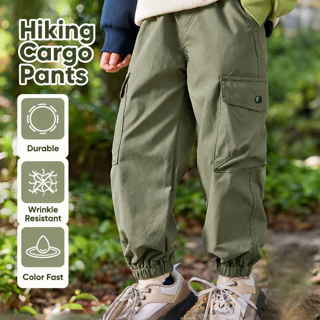 Children's Cargo Pants for Boys, Spring and Autumn Casual Pants, 2026 Spring and Autumn Korean Style Multi-Pocket Pants, Manufacturer Children's Clothing, Loose Fit