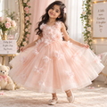 Pink Pleated Princess Dress