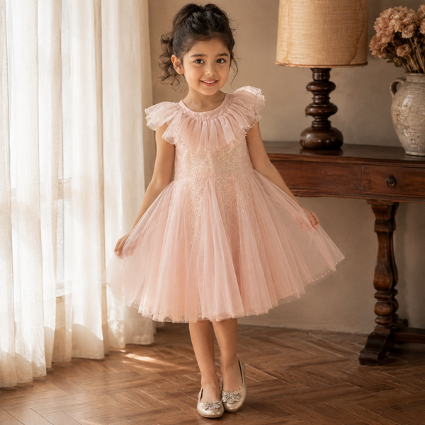Princess Dress for Birthday Party and Piano Performance