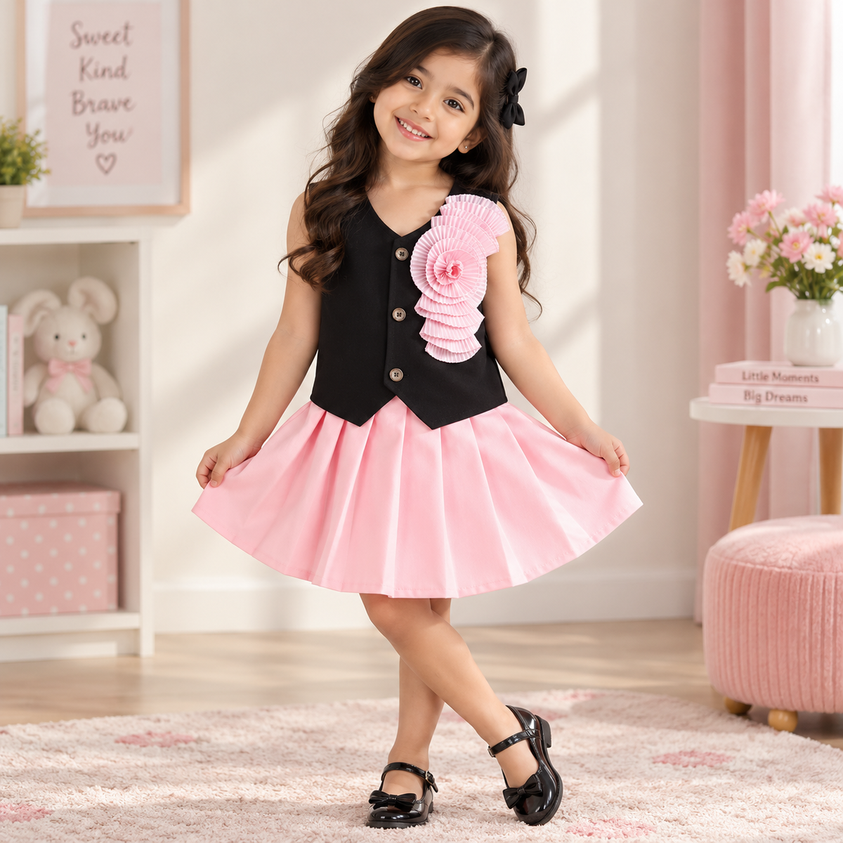 Satin Bloom Co-ord Set
