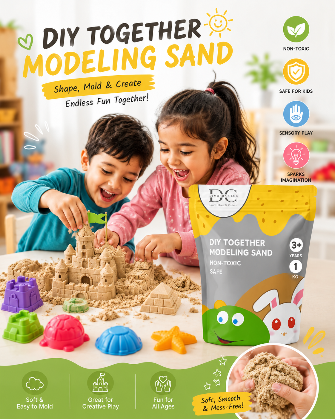 Magic Mold Sensory Sand