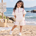 Summer Set for Boys and Girls, Outdoor Sun Protection Short-Sleeve Baby Shorts