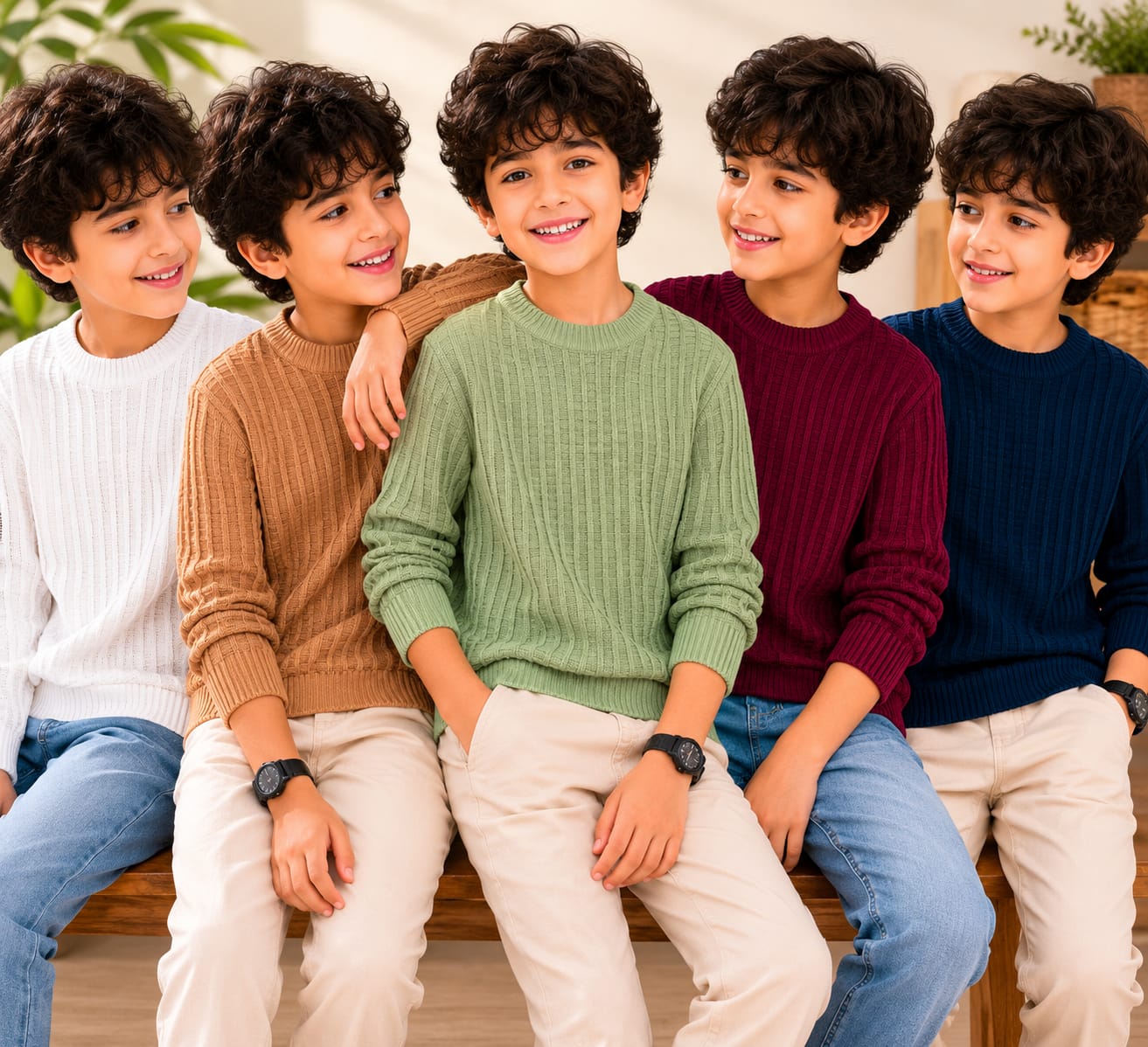 SOLID COLOR PULLOVERS