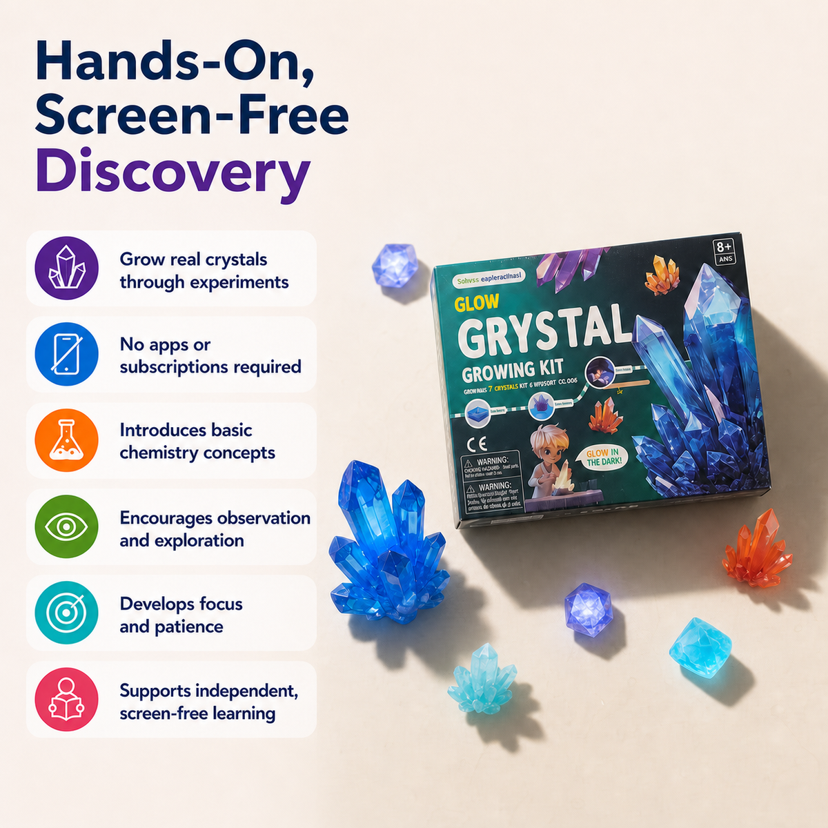 Radiant Rocks Crystal Growing Kit