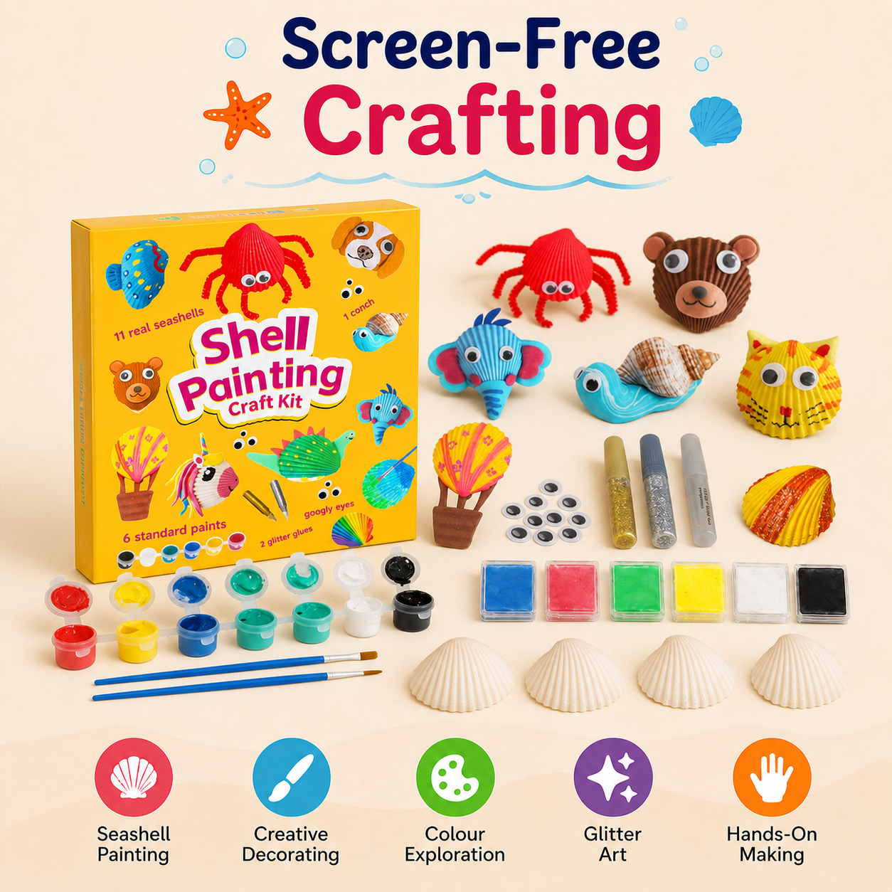 Sea Shell Painting Kit