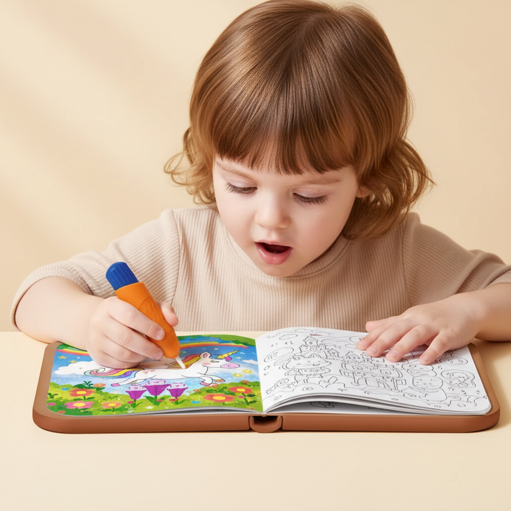Magic Water Doodle Book – (8 Fantasy Scenes)
