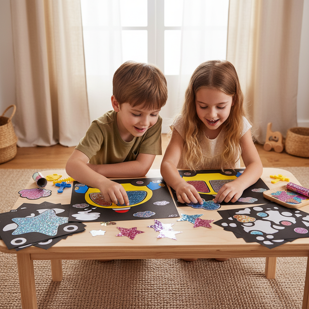 DIY Magic Foil Art Craft Kit for Kids