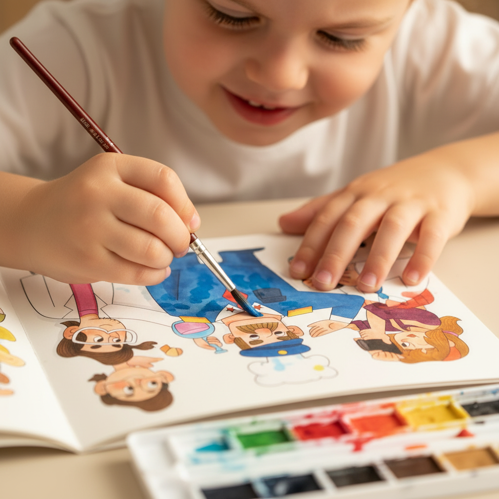 “Dream Jobs” Watercolor Painting Book