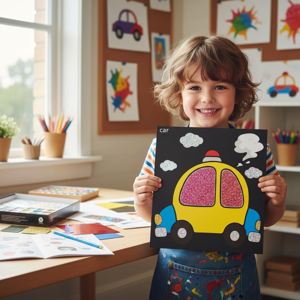 DIY Magic Foil Art Craft Kit for Kids