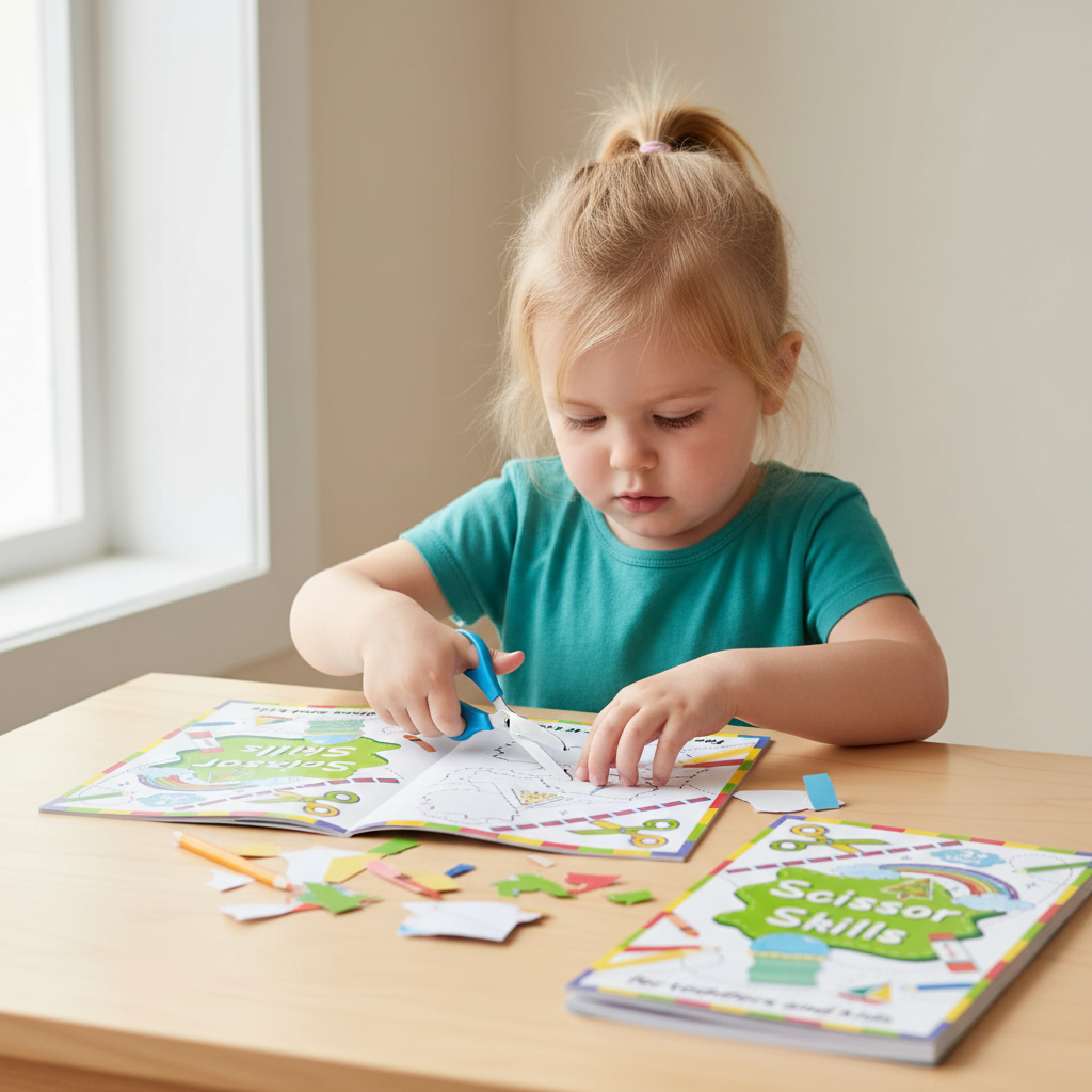 Scissor Skills Workbook Ages 3-5 | Fun Cutting Practice for Preschoolers