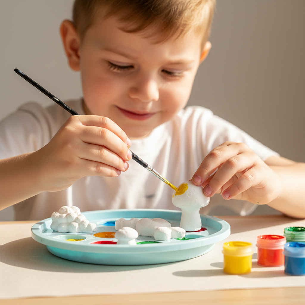 DIY Mould & Paint Vegetable Art Kit for Kids