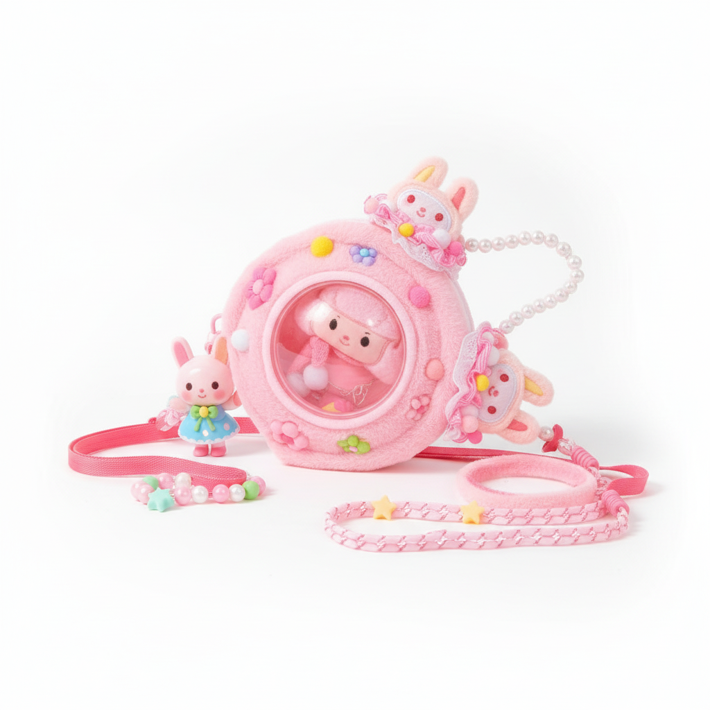 Bunny Dreams Pink Carry Bag Playset