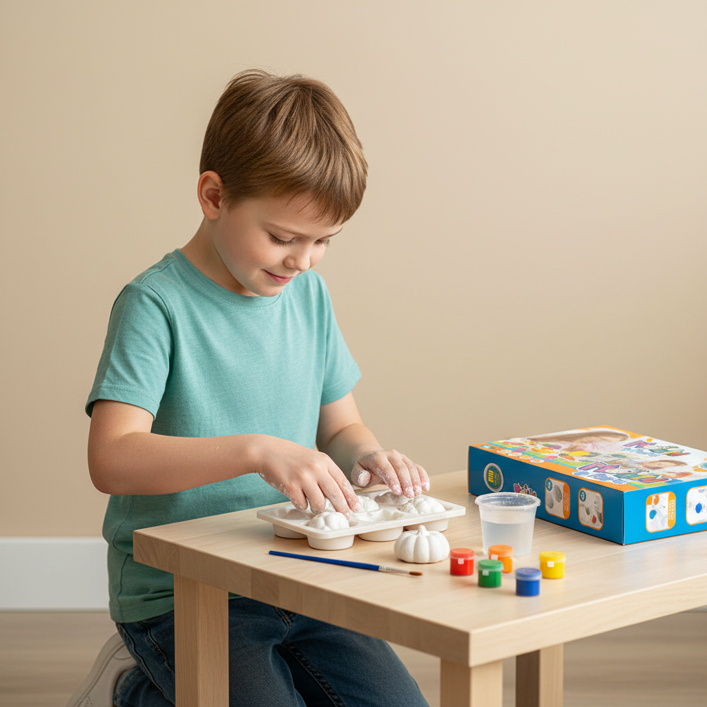 DIY Mould & Paint Vegetable Art Kit for Kids