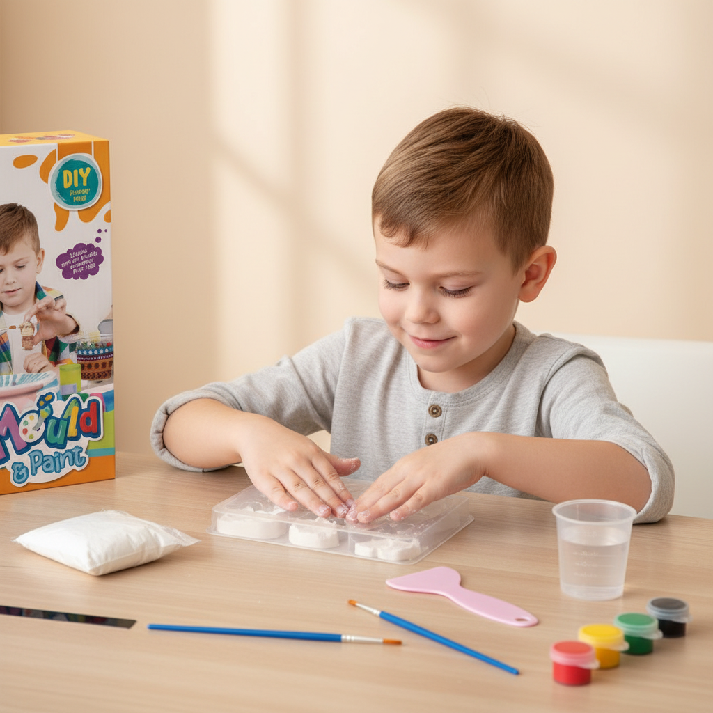 DIY Mould & Paint Fruit Art Kit for Kids