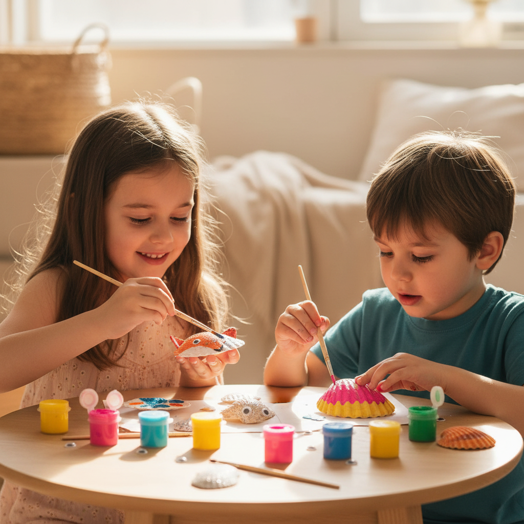 Shell Painting Craft Kit for Kids