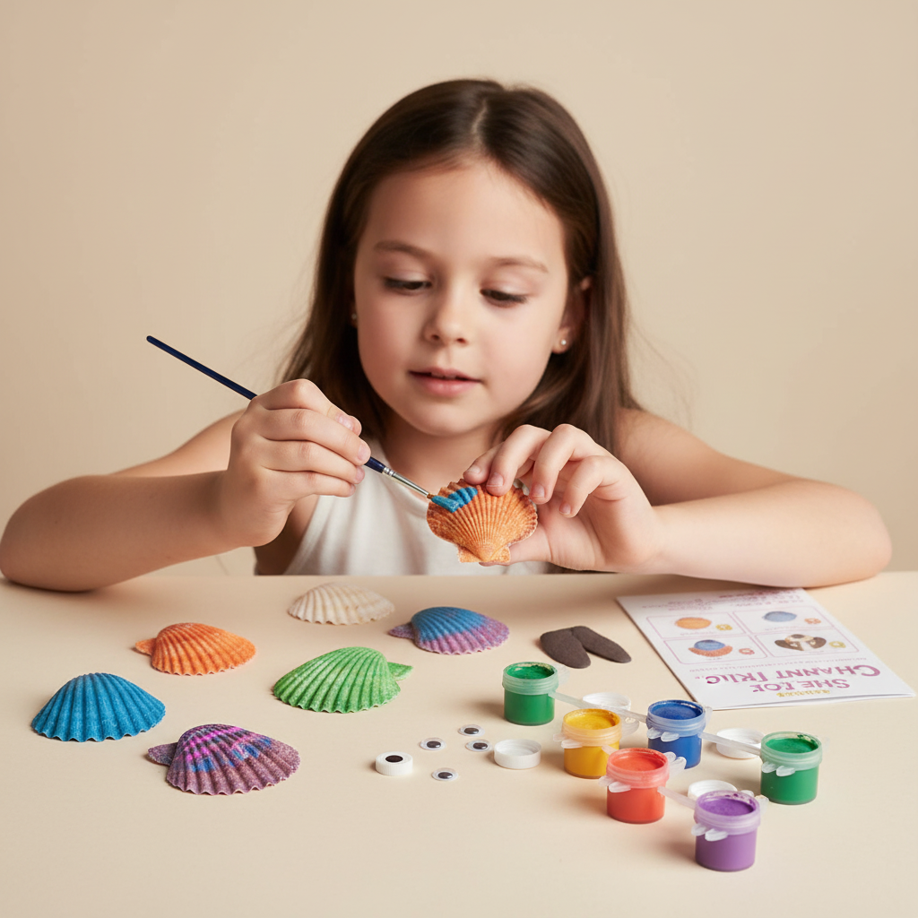 Shell Painting Craft Kit for Kids