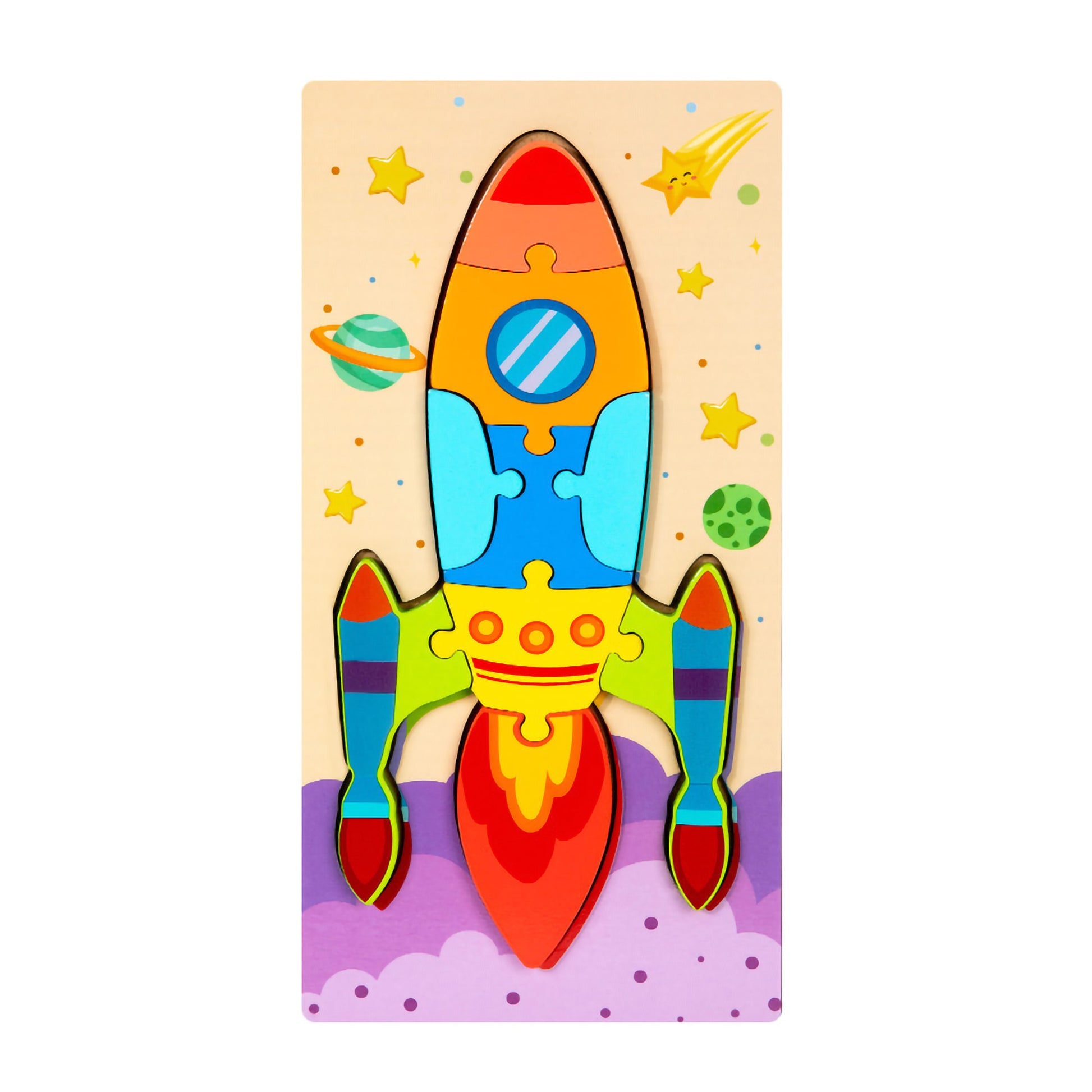 Montessori-style peg puzzles (bundle - pack of 4 mixed)