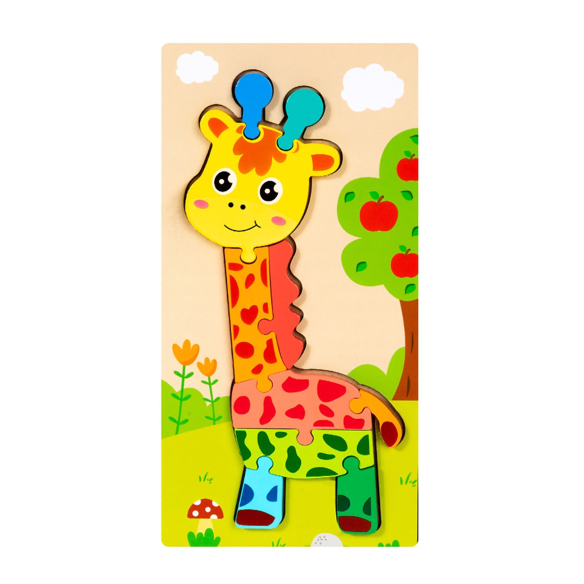 Montessori-style peg puzzles (bundle - pack of 4 mixed)