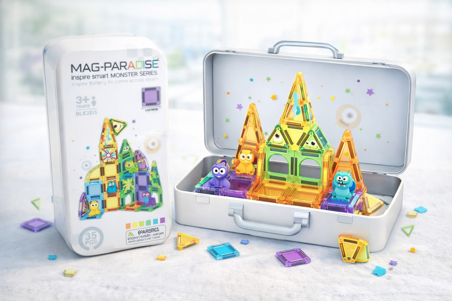 Magnetic tiles